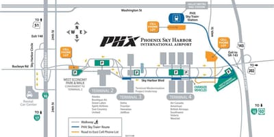 Sky harbor karta